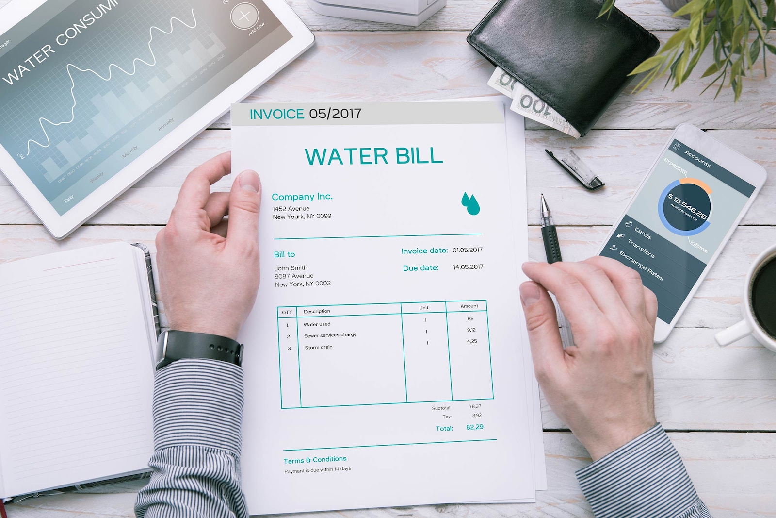 domiciliar recibo agua